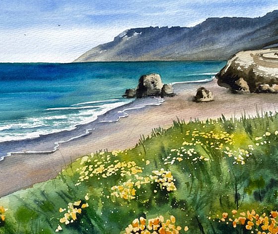 Blooming Coastal View