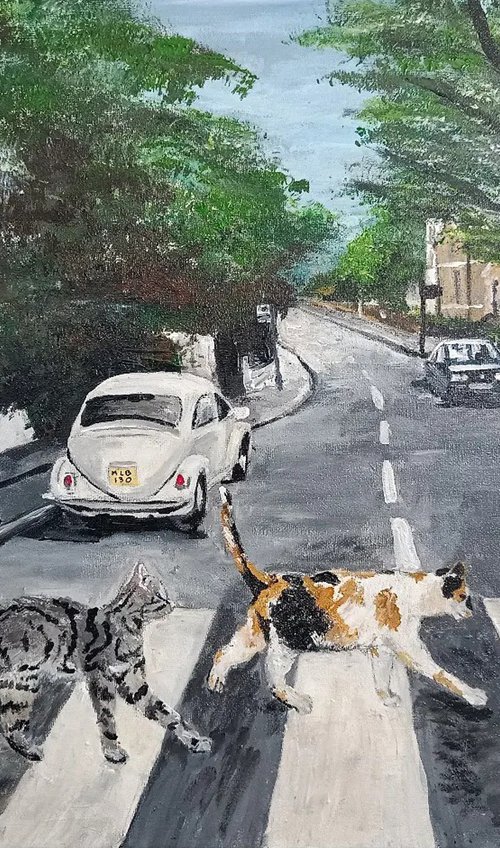 Tabby Road by Indie Flynn-Mylchreest of MeriLine Art