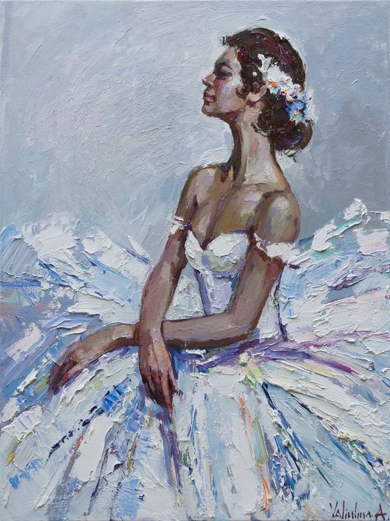 Ballerina - Original oil painting