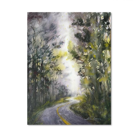 Rainy road
