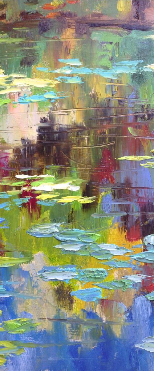 Waterlilies. Autumn by Nataliia Nosyk