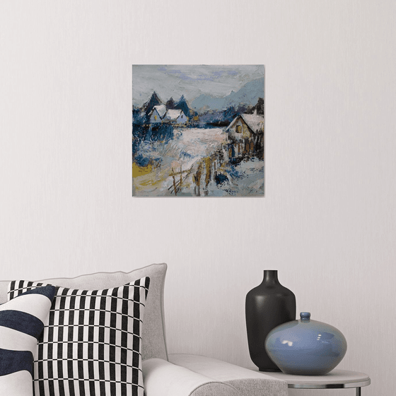 Winter 40x40 cm.