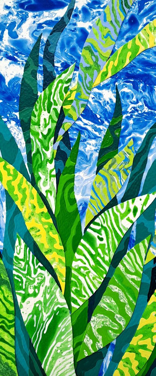 Skyward Grass by Mariia Raskin