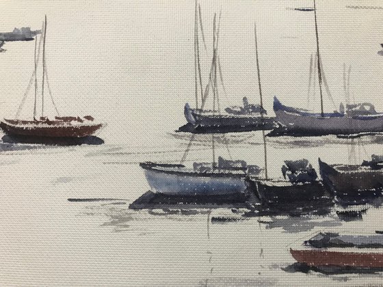Boats at the dockyard