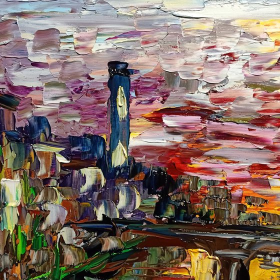 Passaggio al tramonto