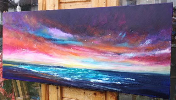 Time to Share - seascape, emotional, panoramic