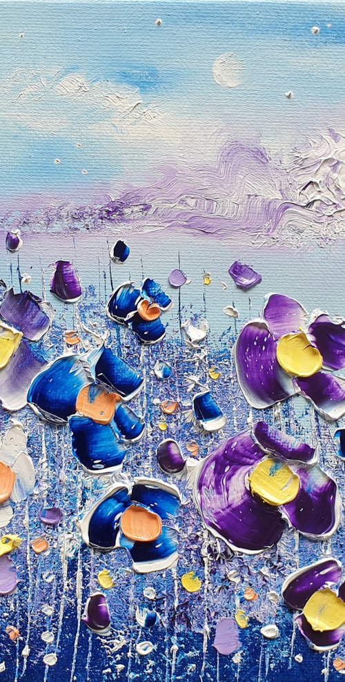 "Violet & Blues" - Flowers in Love by Phil Broad