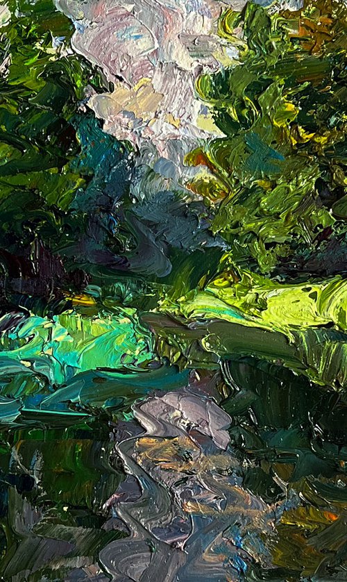 Quiet Daytime River by Boris Serdyuk