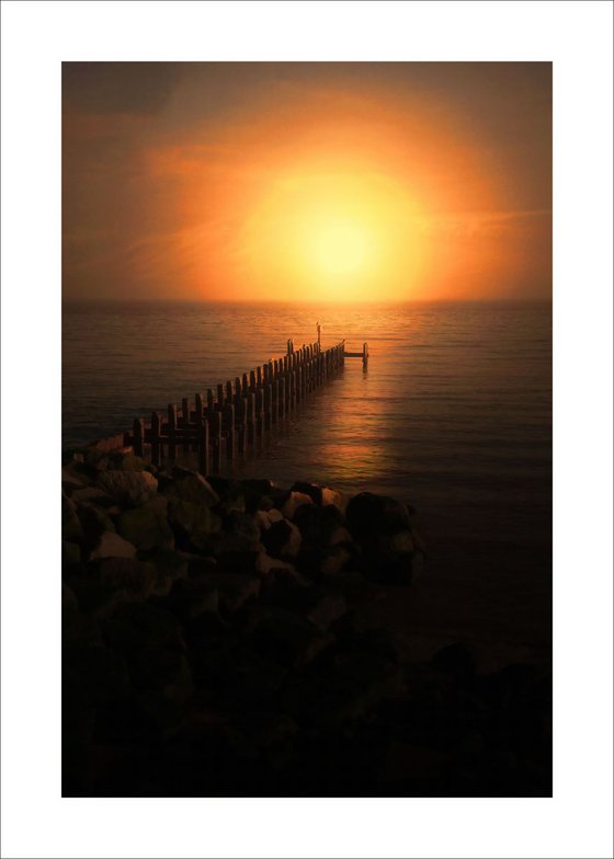 Sunset and the Groyne