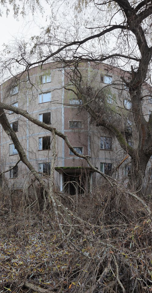#23. Pripyat old yard 1 - XL size by Stanislav Vederskyi