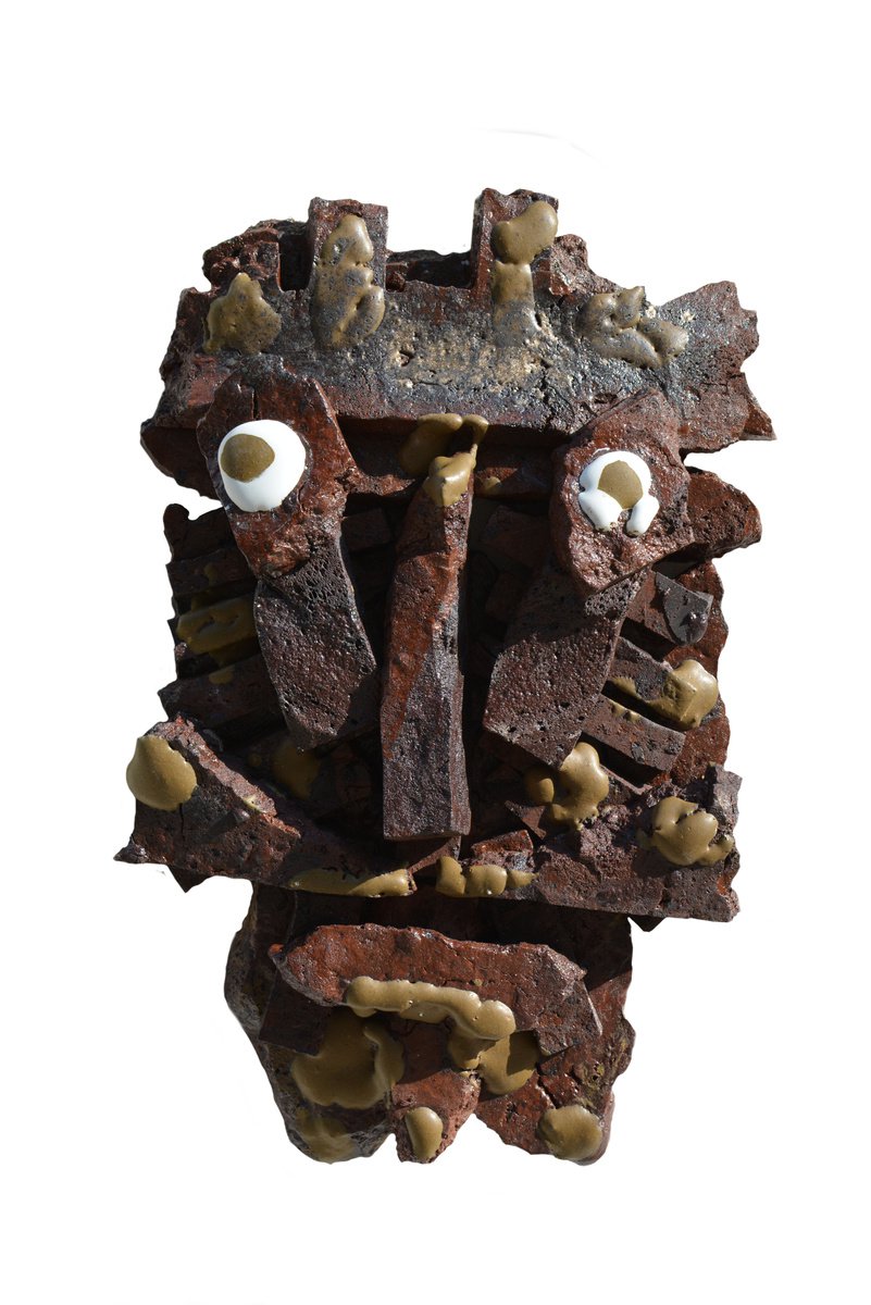 Expressive Portrait Relief By Ognyan Chitakov, 10 X 16", "Ori", Original Artwork