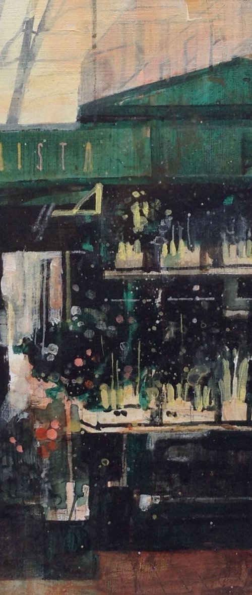  Street flower kiosk, New Bond St. 25 Mar by Julian Sutherland-Beatson