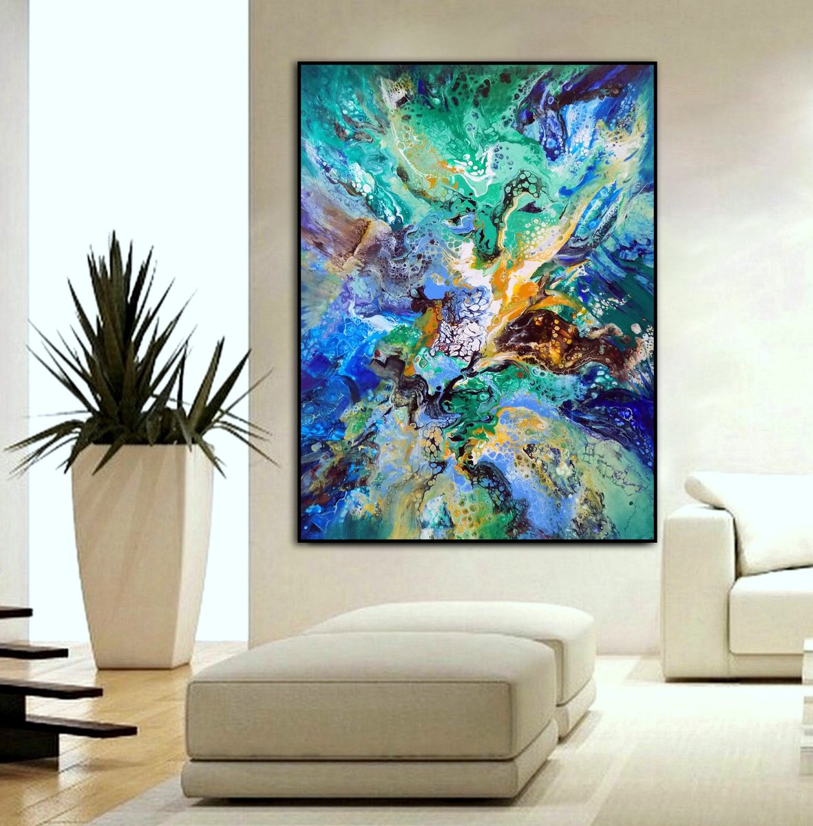 Currents Of Transformation By Areti Ampi, 35 X 47, Artwork For Sale On Artfinder