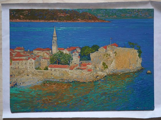 Evening Budva. Montenegro