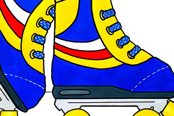 Retro Skates A3 Painting