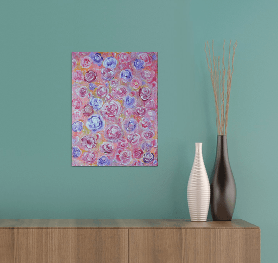 Flowers Pattern - Deep Edge Canvas Ready to Hang Home Decor