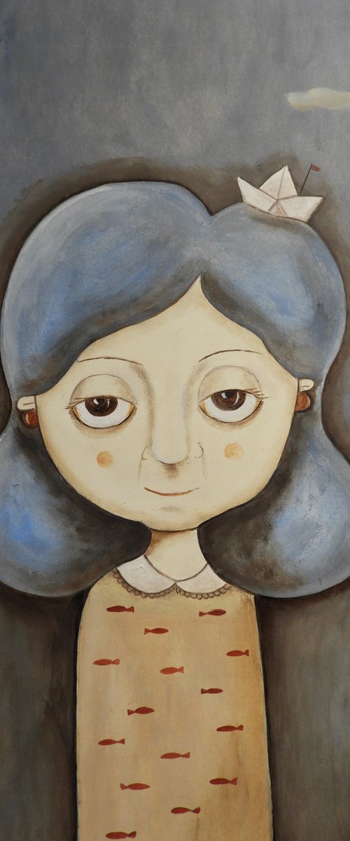 Thinking about the sea by Silvia Beneforti