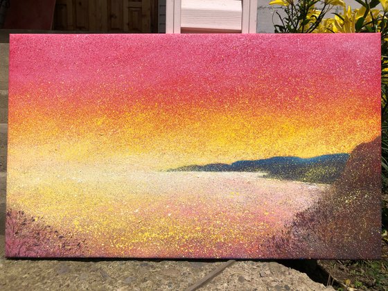 Bright sunset
