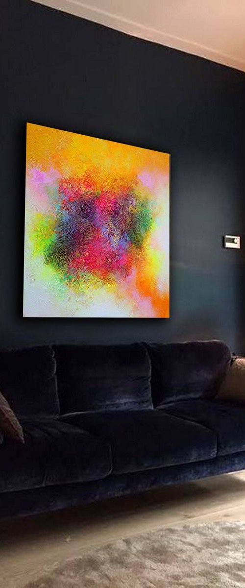 100x100cm. / Large painting / Alex Senchenko © 2019 / Episode 71 by Alex Senchenko