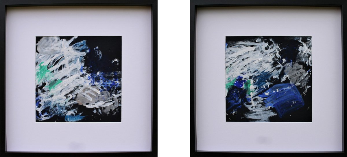 Diptych Yesterday and Today by Susan Wooler