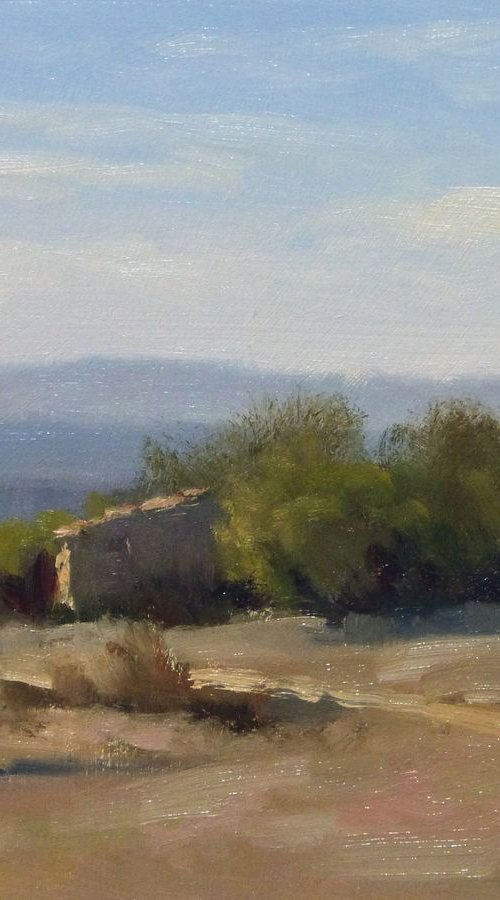 Shed on the heights of Sisteron by Pascal Giroud