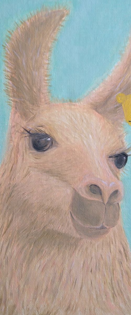 Llama Therapy by Van Lanigh