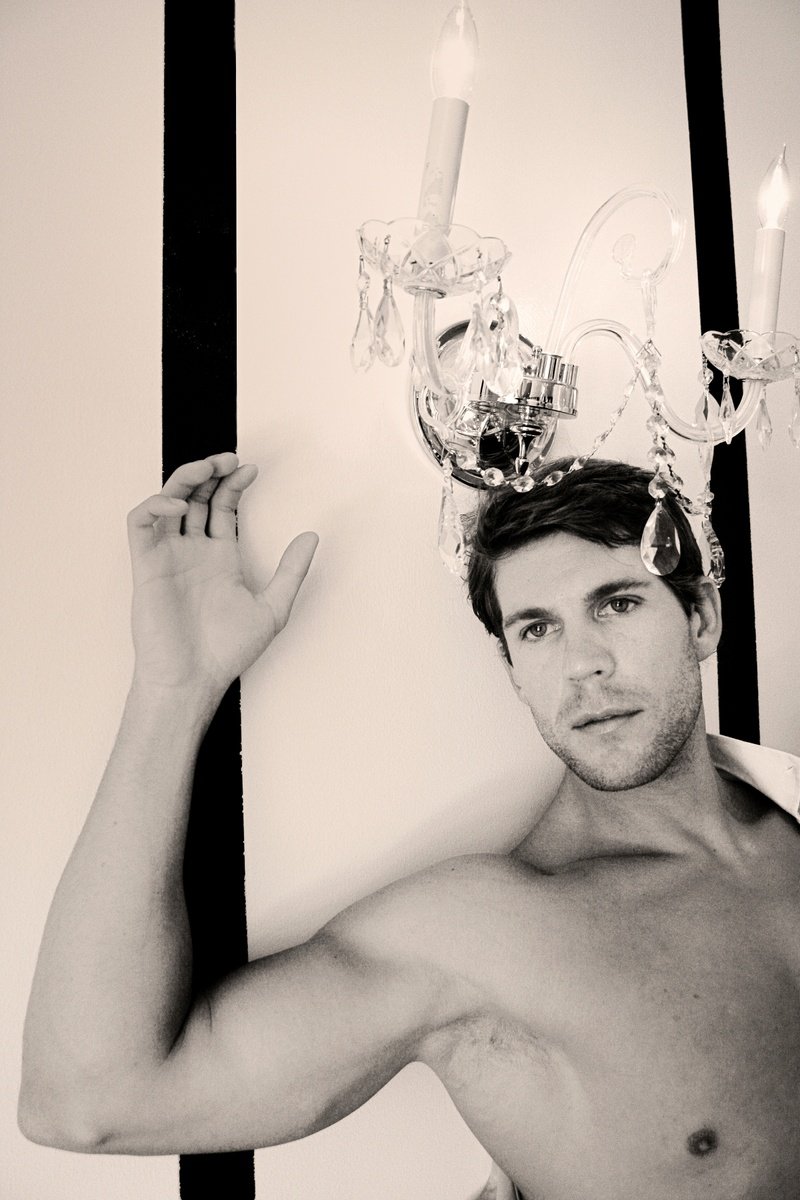 Expressive Portrait Photograph By William Dey, 18 X 26", The Light Above Palm Springs, Original Artwork