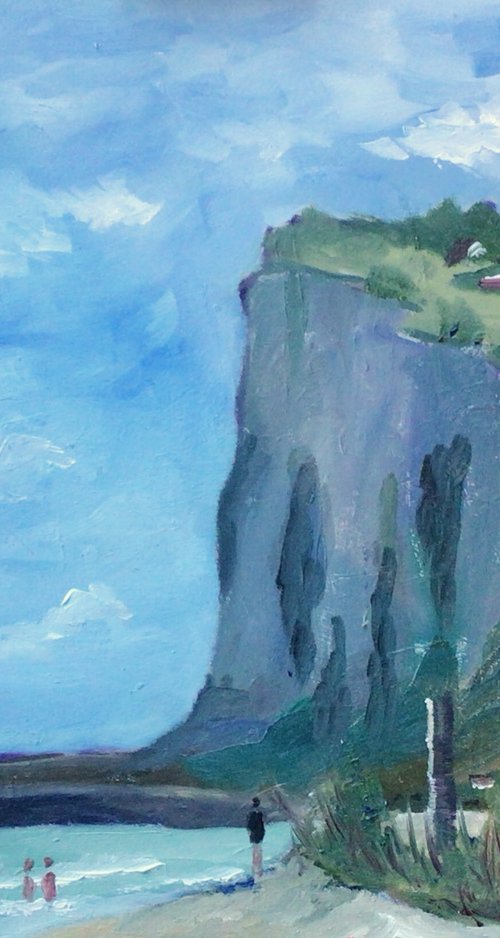 White cliffs near Dover by Julian Lovegrove Art