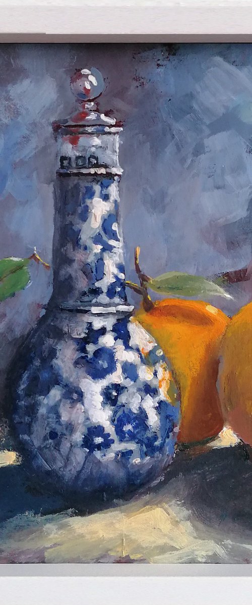 Still life with Oranges by Alan Harris
