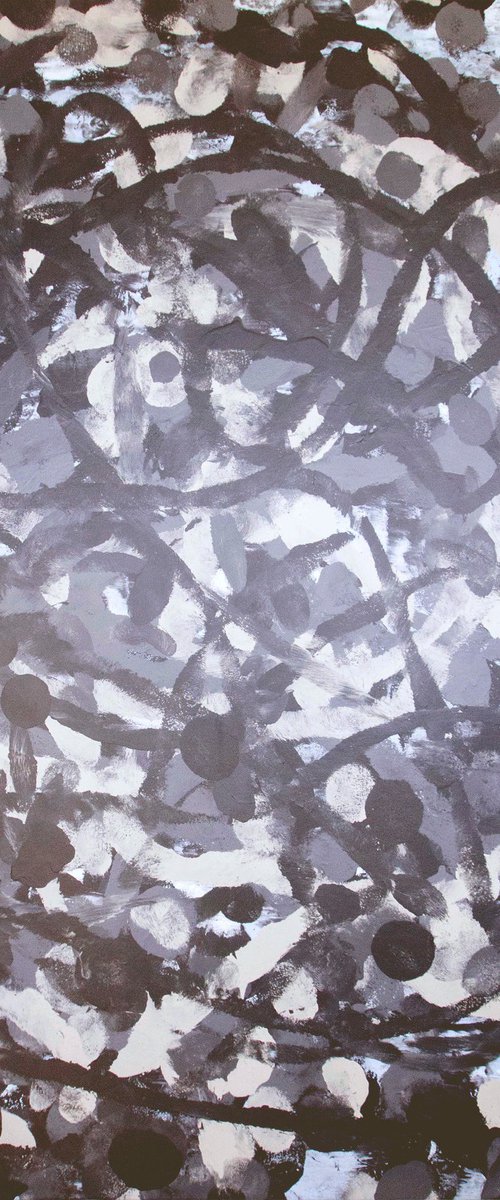 Spotty Pop Painting open field Fish mangle by jérôme hémain