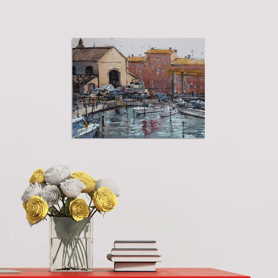 Boatyard in Giudecca