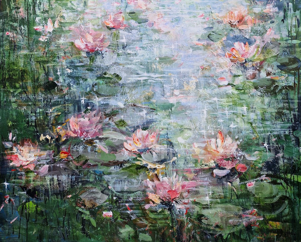 Lily pond by Irina Laube