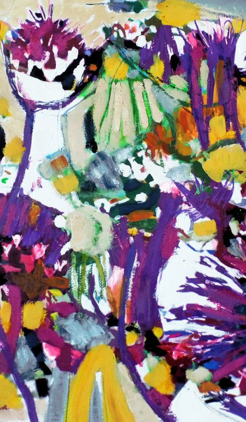 Summer at the Allotment by Irene Wilkes