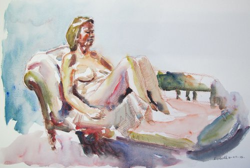 reclining nude by Rory O’Neill