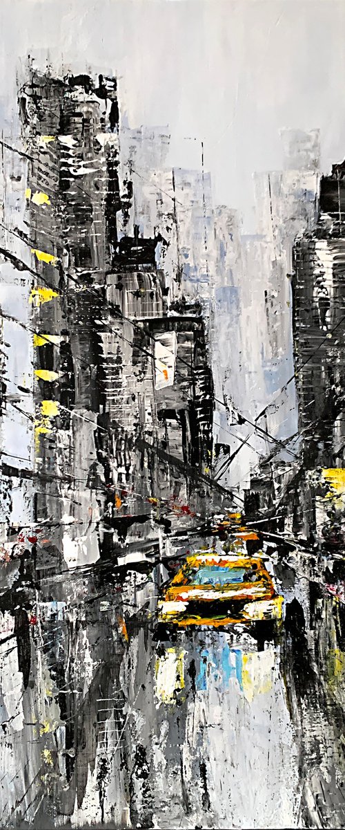 City Lights Reflections by Tatiana Malinovscaia