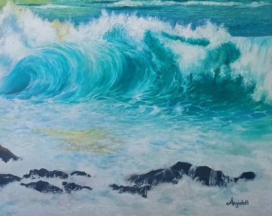 Seascape at sunset