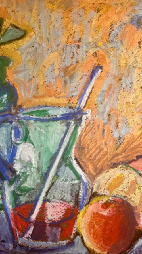 Still life with jug by Harriet Cosgrove