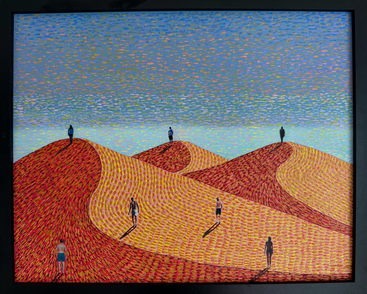 Geometric Painting , Navigating Impermanence N.3 By Stefano Pallara, 21 X 17, Artwork For Sale On Artfinder