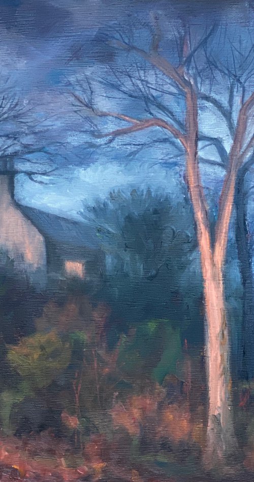 Moonlight on Page Street (II) by Diana Sandetskaya