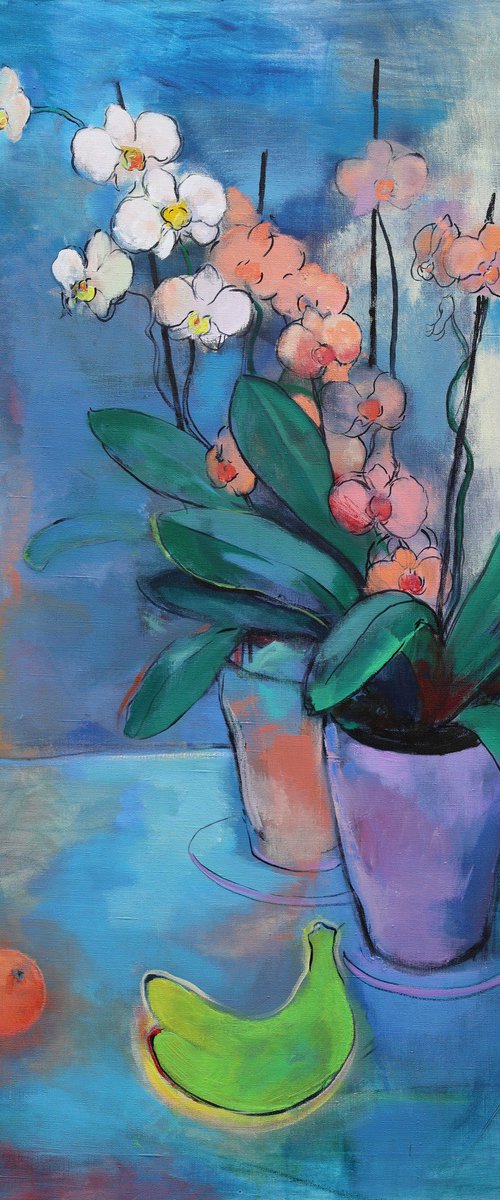 Orchids and Fruits by Artem Andreichuk