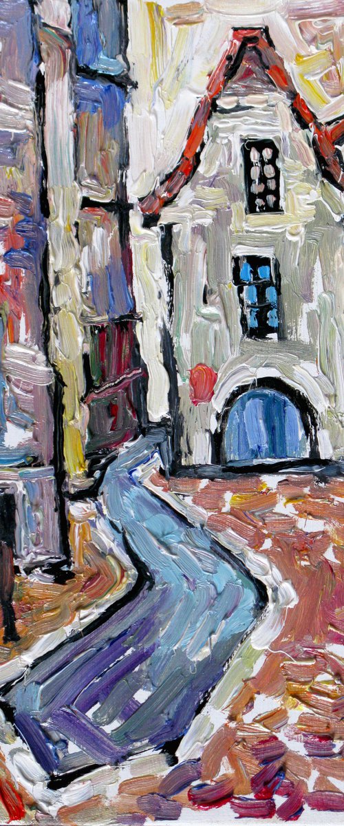House next to Église Saint-Maur de Martel. by Nikifor Swiristuhin