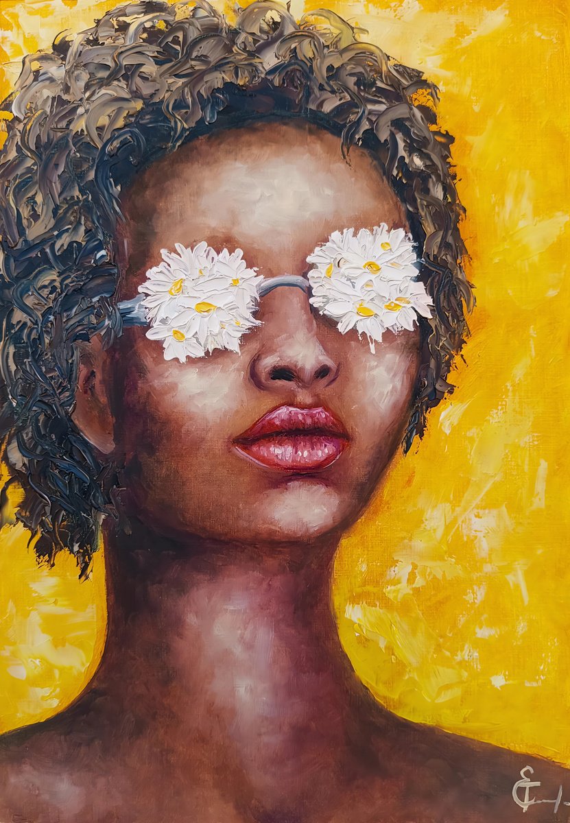 Urban And Pop Oil Painting , Blooming Clarity. By Tatsiana Yelistratava, 12 X 17, Artwork For Sale On Artfinder