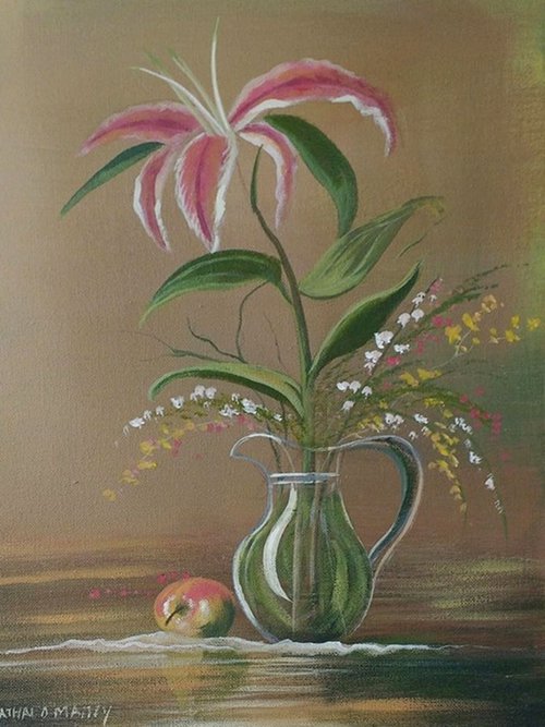 flowers in a vase by cathal o malley