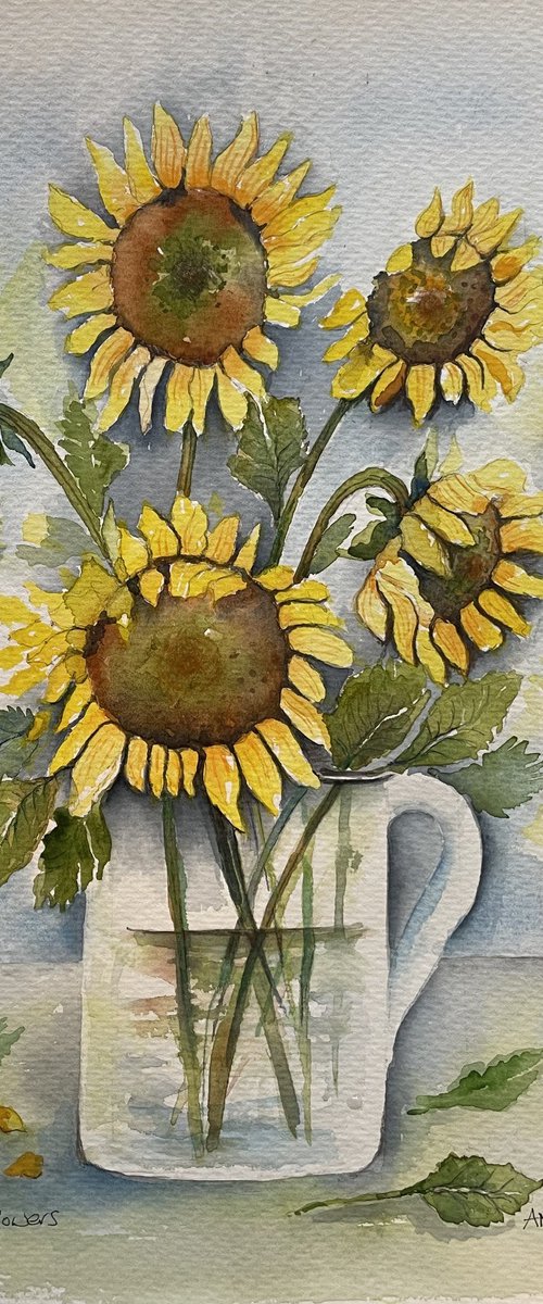 Sunflowers by Angela Rendall