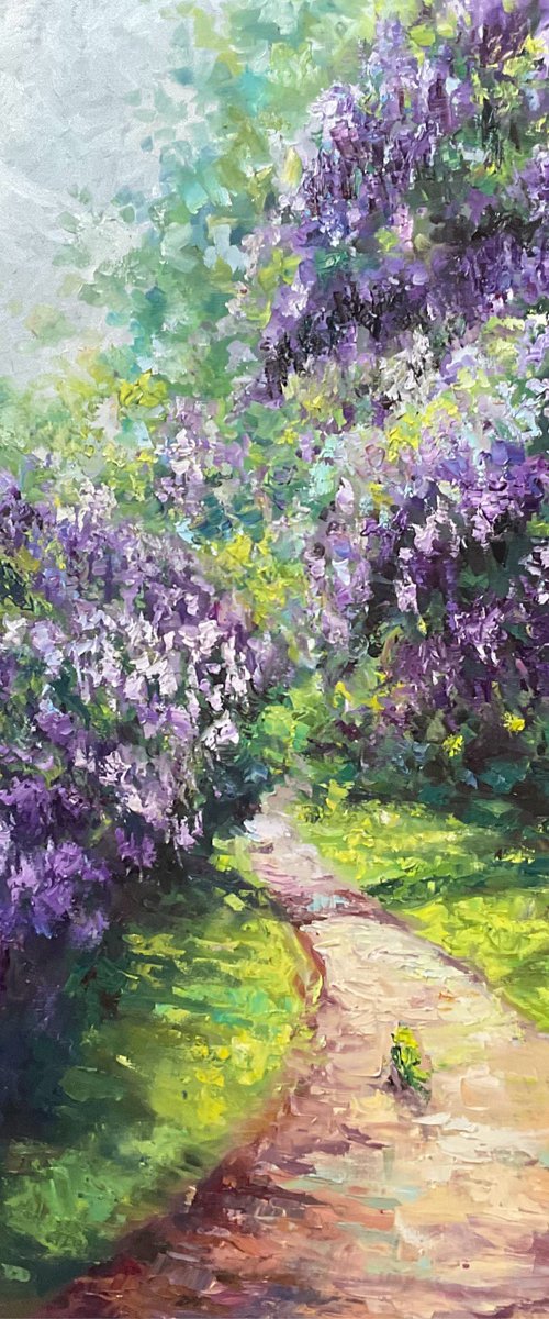 Lilac valley by Mariia Hyhar