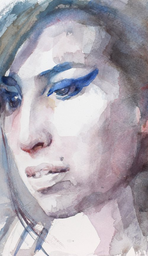 Amy,Amy,Amy 5 by Goran Žigolić Watercolors