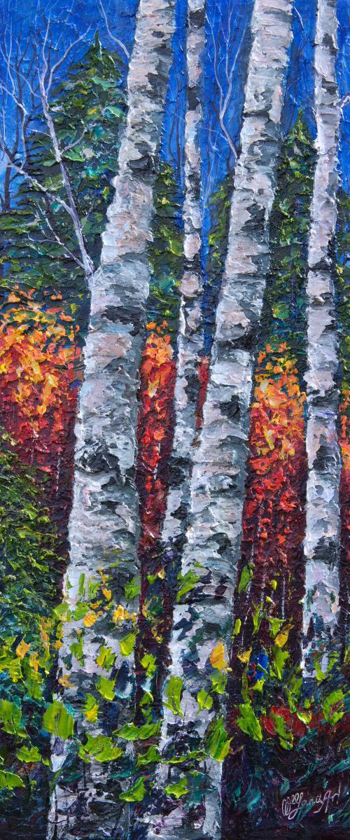In The Corner of the World by Lena Owens at OLena Art