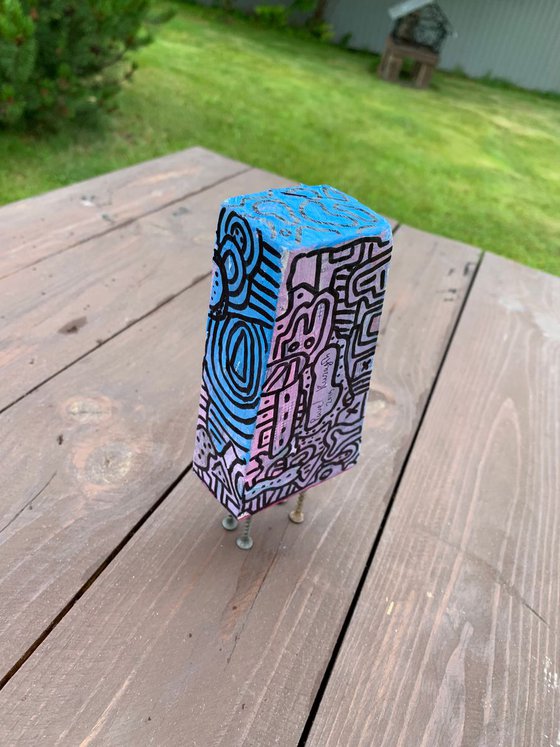 Wood human #22