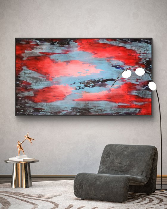 REFLECTION V - Contemporary Abstract Painting