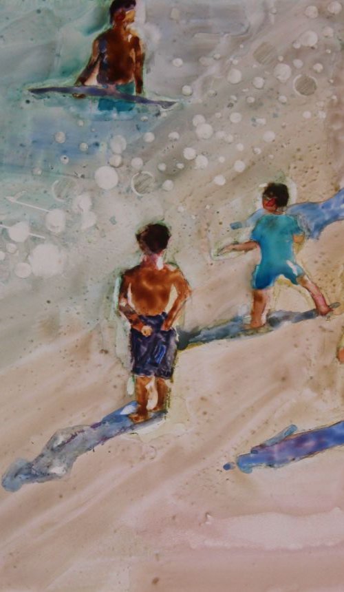 At the Beach by Bronwen Jones